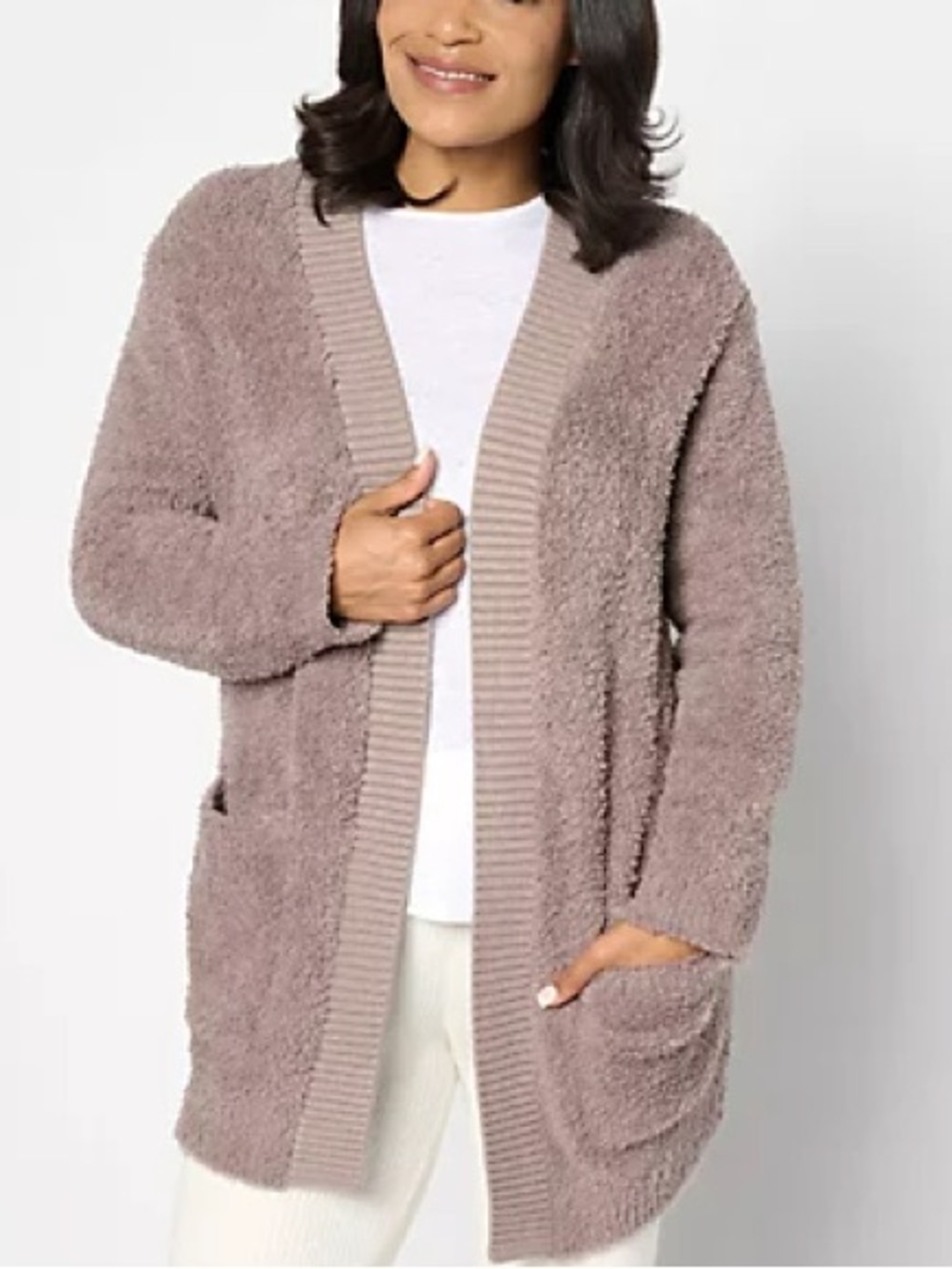 Barefoot dreams large cardigan sweater preloved